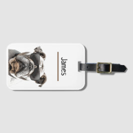 Personlig Bulldog Bagagebricka