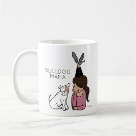 Personlig Bulldog Mamma Coffee Mugg