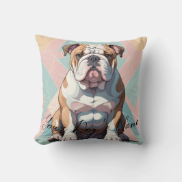 Personlig Bulldog Pillow Kudde