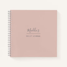 Personlig Bullet Journal | ROSA | Prickad