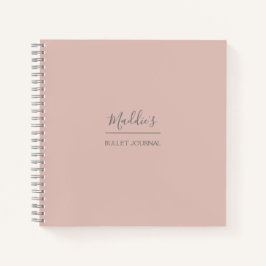 Personlig Bullet Journal | ROSA | Prickad