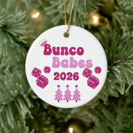 Personlig Bunco Babe Årlig Ornament