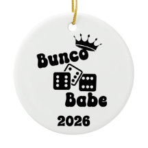 Personlig Bunco Babe-ornament
