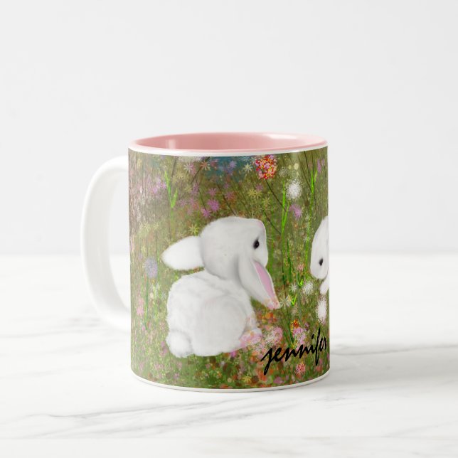 Personlig Bunny Mugg (Framsida vänster)
