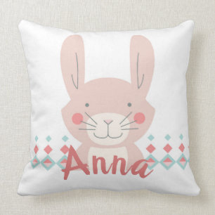 Personlig Bunny Rabbit Pillow Kudde