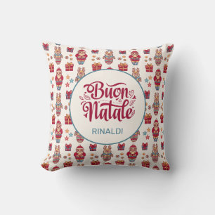 Personlig Buon Natale Kudde