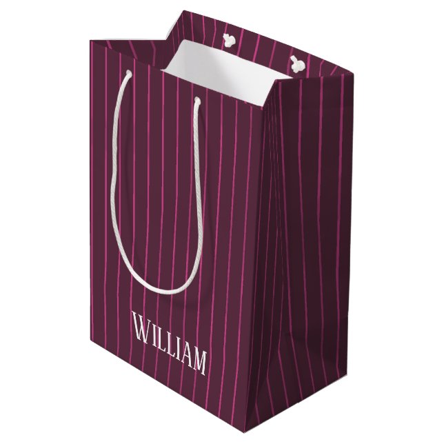 Personlig burgundy streck (Baksidan Vinklad)
