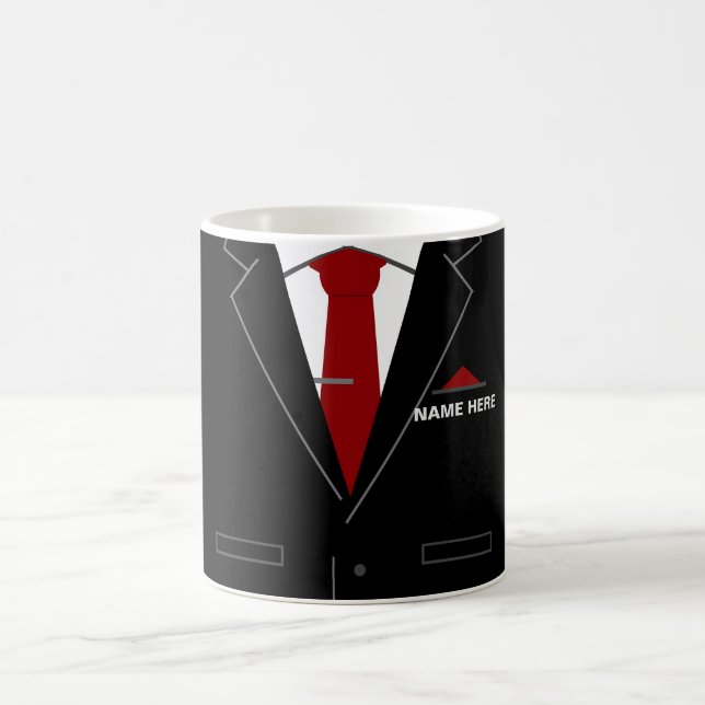 Personlig Business Coffee Mugg med eget namn (Center)
