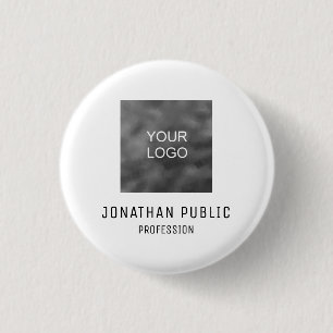 Personlig Business Company Logotyp Elegant Modern Knapp