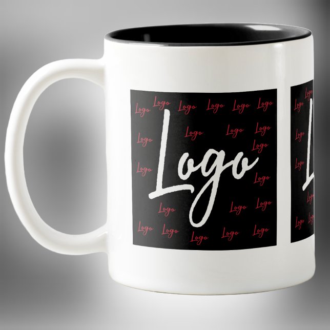 Personlig Business Company Promotional Logotyp Två-Tonad Mugg (Custom Logo Mugs For Small and Big Businesses. Employee incentive. Customer appreciation. )