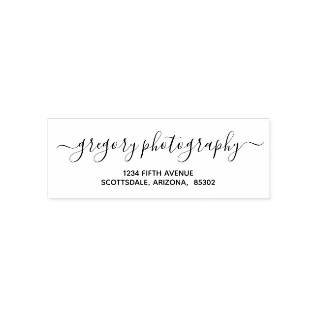 Personlig Business/Company Returadress Självfärgande Stämpel (Design)