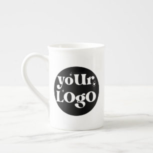 Personlig Business Logotyp Branded Benporslin Mugg