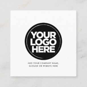 Personlig Business Logotyp Fyrkantigt Visitkort