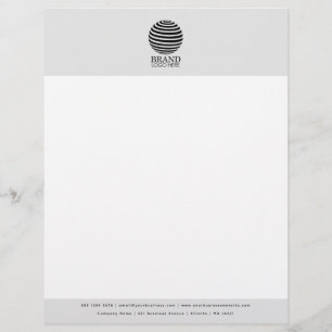 Personlig Business Logotyp Letterhead-mall Brevhuvud