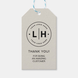 Personlig Business Logotyp Promoting Presentetikett