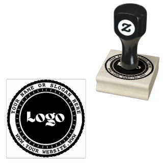Personlig/Business Logotyp Rubber Frimärke Stämpel