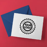 Personlig Business Logotyp Stämpel<br><div class="desc">Anpassningsbar Business Logotyp frimärke</div>