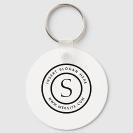 Personlig Business Monogram Nyckelring