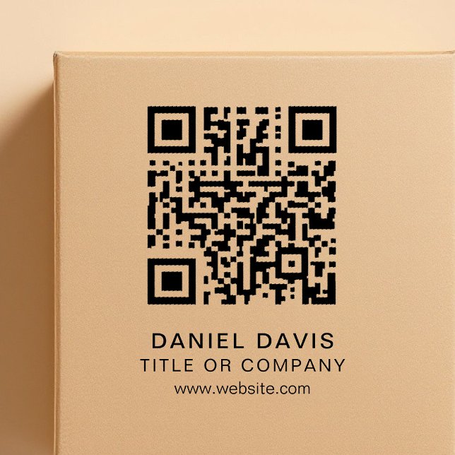 Personlig Business Professionell QR-kod Stämpel (Skapare uppladdad)