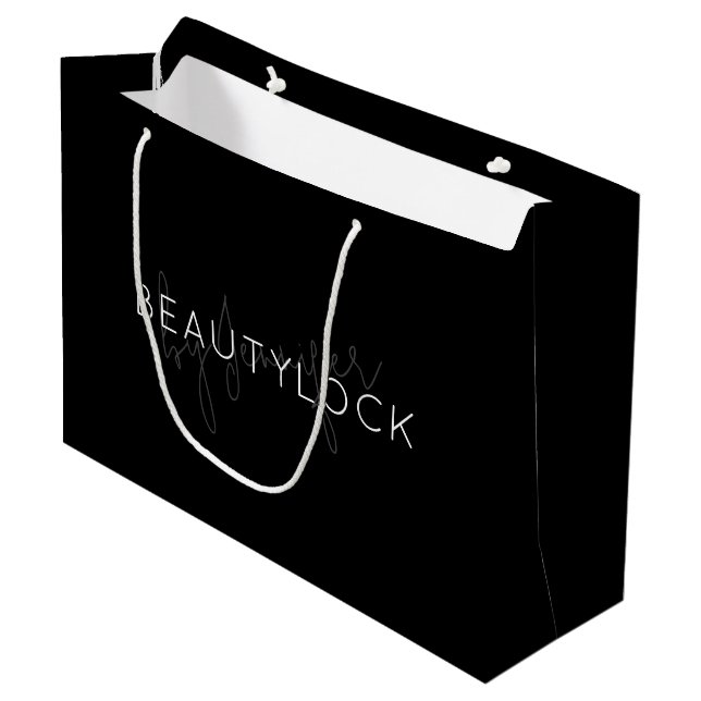 Personlig Business Promoting/Shopping Black (Framsidan Vinklad)