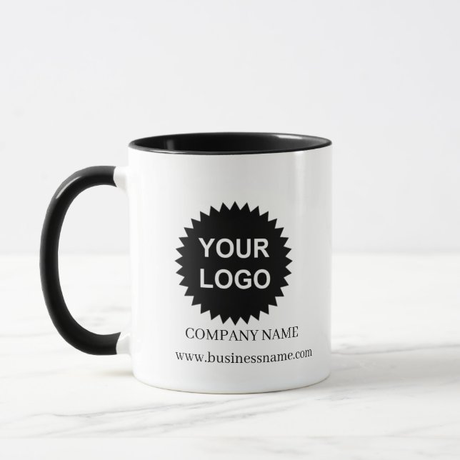 Personlig Business Promotive Logotyp 2-Tone Co Mugg (Vänster)