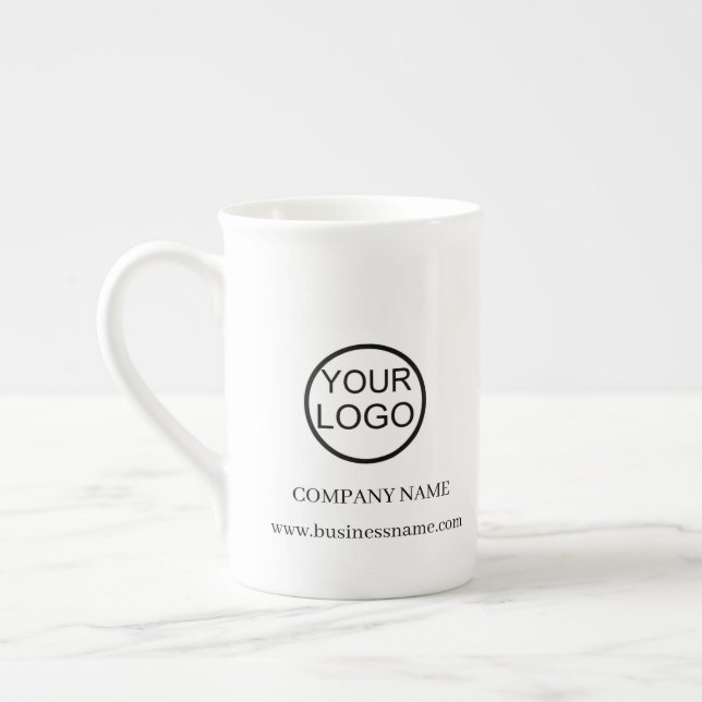 Personlig Business Promotive Logotyp Benporslin Mugg (Vänster)