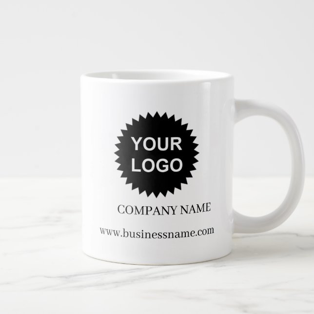 Personlig Business Promotive Logotyp Jumbo Mugg (Höger)