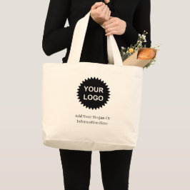 Personlig Business Promotive Logotyp Jumbo Tygkasse