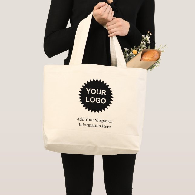 Personlig Business Promotive Logotyp Jumbo Tygkasse (Framsida (produkt))
