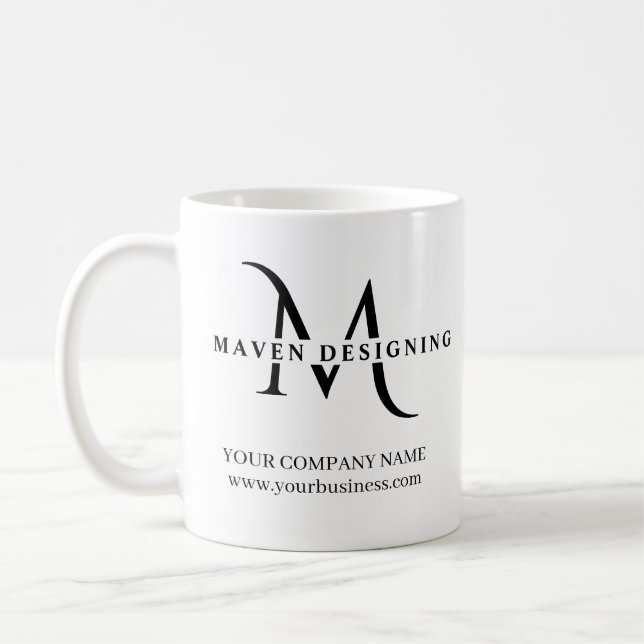Personlig Business Promotive Logotyp Kaffemugg (Vänster)