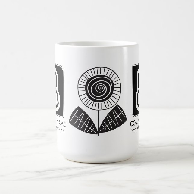Personlig Business Promotive Logotyp Kaffemugg (Center)