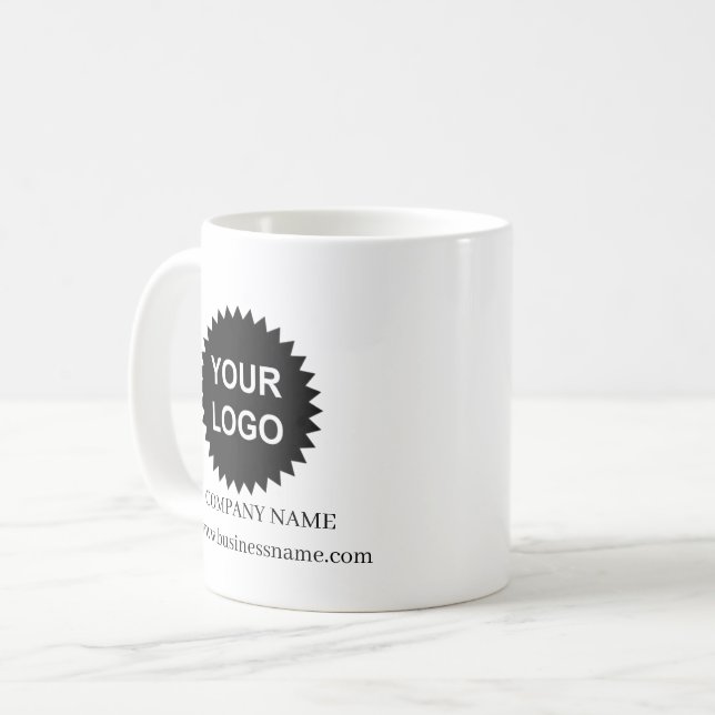 Personlig Business Promotive Logotyp Kaffemugg (Framsida vänster)