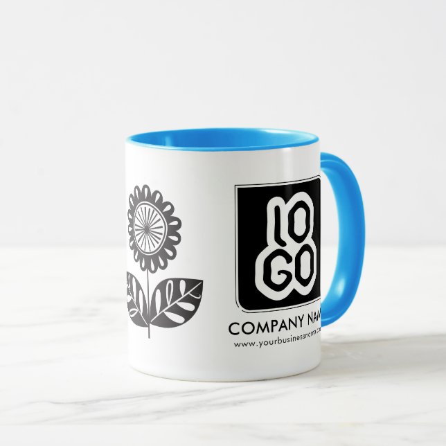 Personlig Business Promotive Logotyp Mugg (Framsida höger)