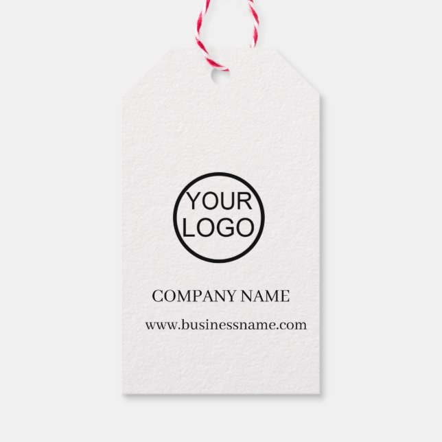 Personlig Business Promotive Logotyp Presentetikett (Baksidan)