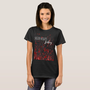 Personlig Business T-Shirt Blood Splatter Vampi