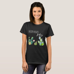 Personlig Business T-Shirt Bohemian Cactus Succ