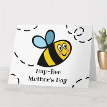 Personlig Bussig Humla Morsdagskort