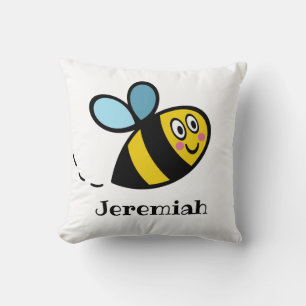 Personlig Busy Bumblebee Mönster Cushion Kudde