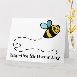 Personlig Busy Bumblebee Mors dag-kort Kort