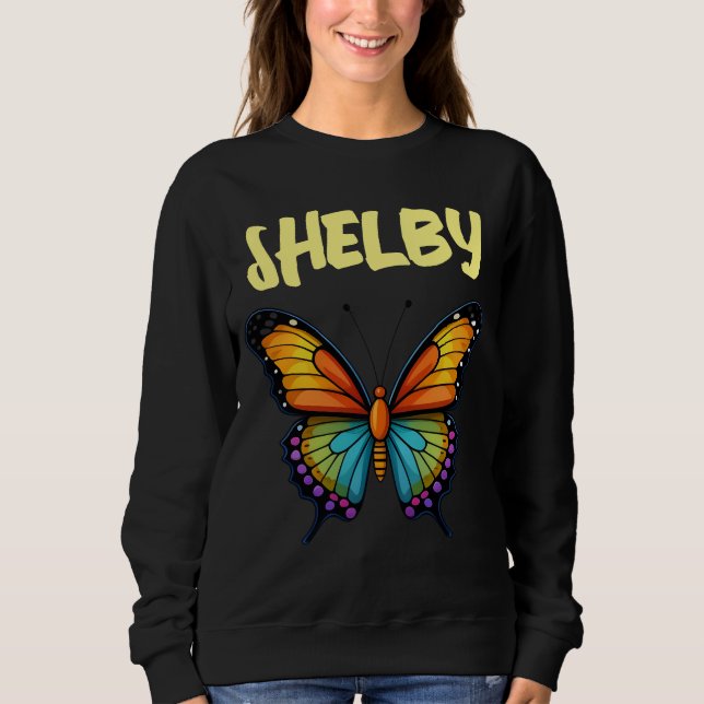 PERSONLIG BUTTERFLY DAM T-SHIRTS (Framsida)