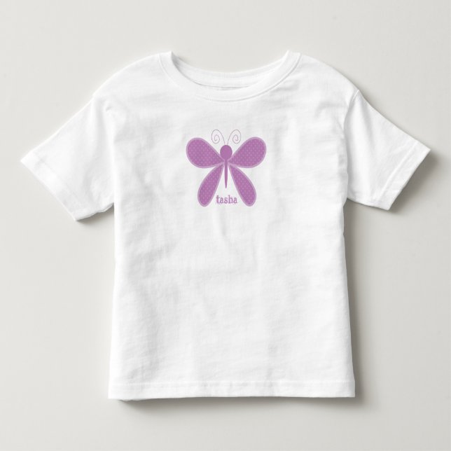 Personlig Butterfly Kids T-Shirt (Framsida)