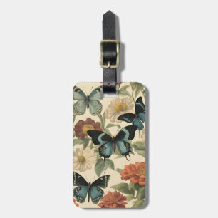 Personlig Butterfly Luggage Tag Bagagebricka