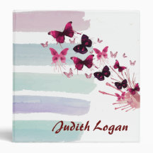 Personlig Butterfly Motif Memory Bok