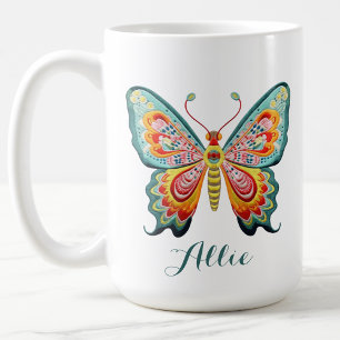 Personlig Butterfly Mugg