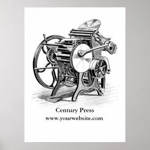 Personlig C&P-brevtrycksbutiker poster
