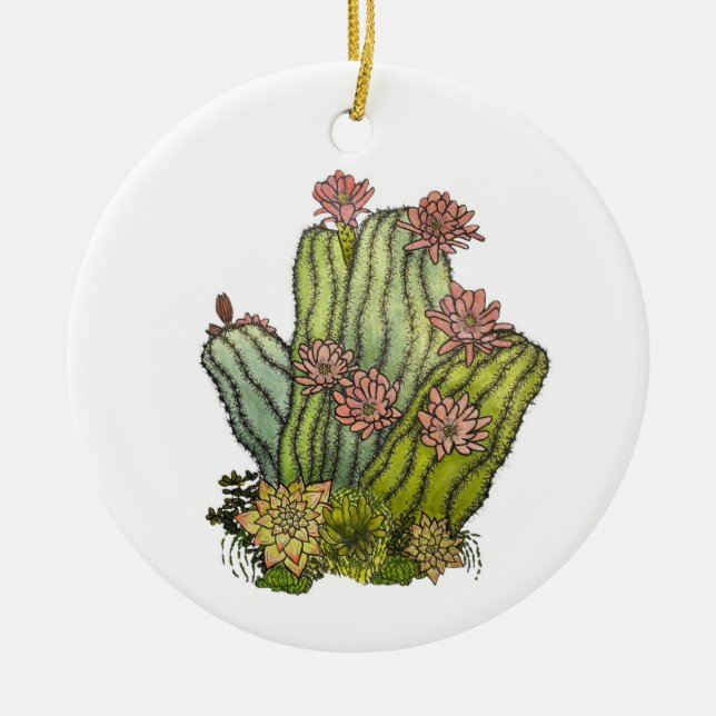 Personlig Cactus & Succulent Ornament (Framsidan)