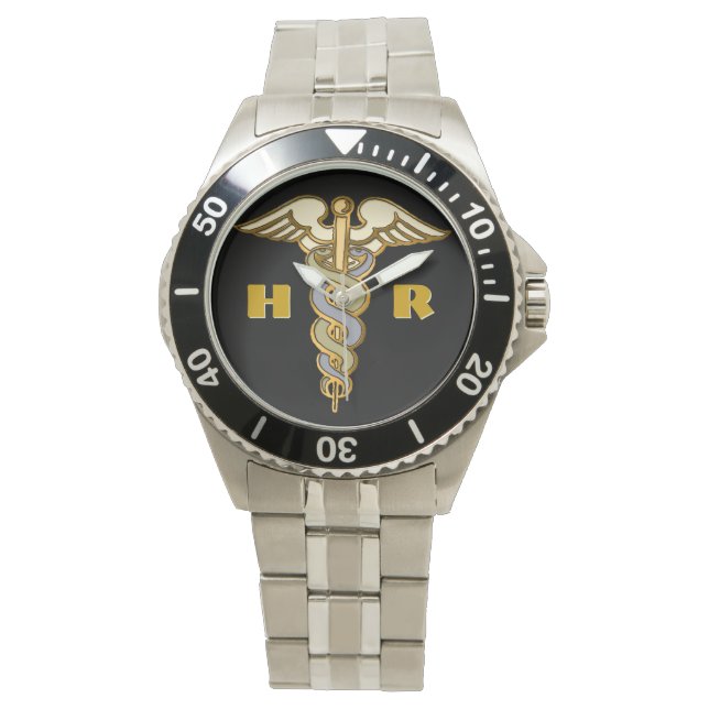 Personlig Caduceus (v1) Armbandsur (Framsida)