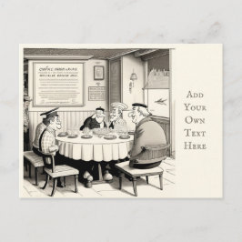 Personlig Café-vykort Vykort