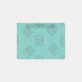 Personlig Calculators Math Post-it Block