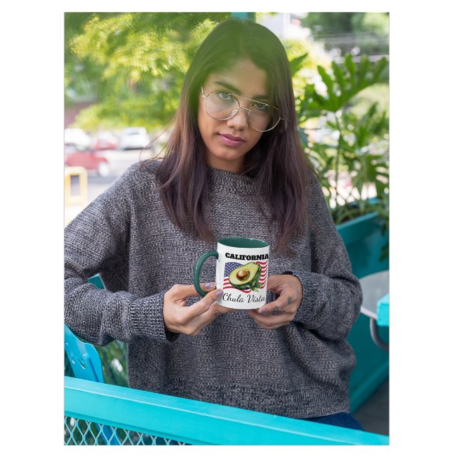 Personlig California Combo-mugg Mugg (California Love & Avo Vibes)